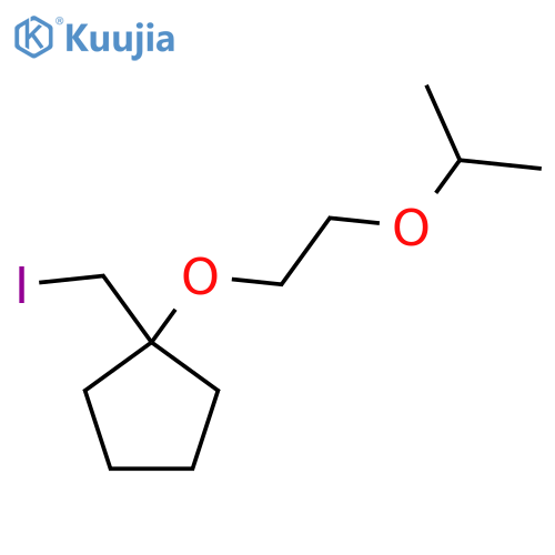 1-(iodomethyl)-1-2-(propan-2-yloxy)ethoxycyclopentane structure