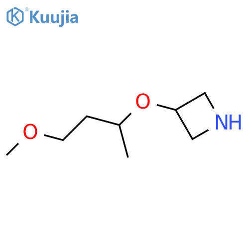3-[(4-Methoxybutan-2-yl)oxy]azetidine structure