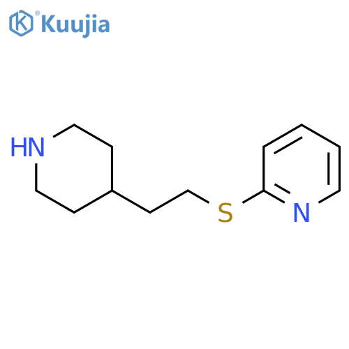 2-{2-(piperidin-4-yl)ethylsulfanyl}pyridine structure