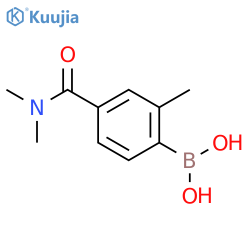 4-(Dimethylcarbamoyl)-2-methylphenylboronic Acid structure