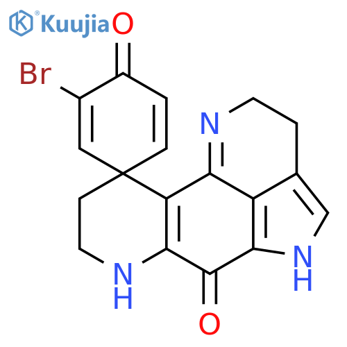 Spiro[2,5-cyclohexadiene-1,10'(6'H)-pyrrolo[4,3,2-de][1,7]phenanthroline]-4,6'-dione,3-bromo-2',3',5',7',8',9'-hexahydro- structure