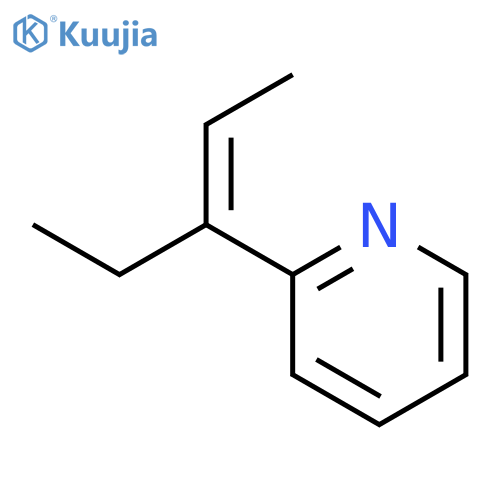 Pyridine,2-(1-ethyl-1-propen-1-yl)- structure