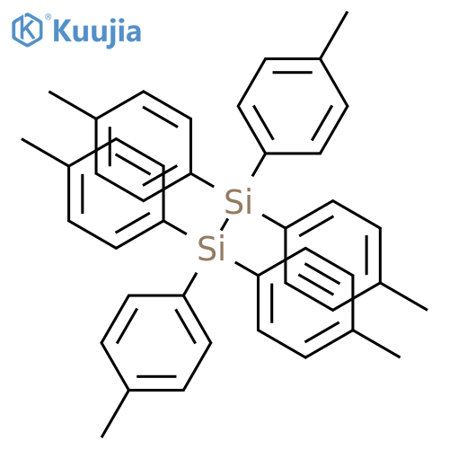 Disilane, hexakis(4-methylphenyl)- structure