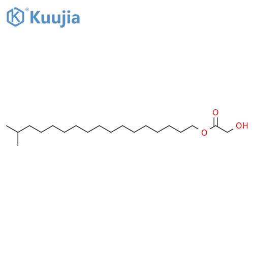Acetic acid, hydroxy-,isooctadecyl ester (9CI) structure