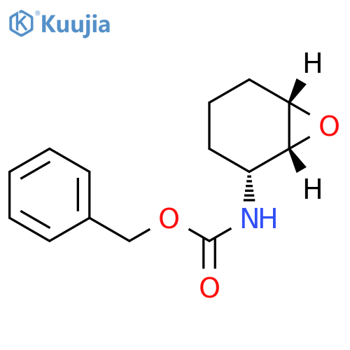 Carbamic acid, (1R,2R,6S)-7-oxabicyclo[4.1.0]hept-2-yl-, phenylmethyl ester, rel- (9CI) structure