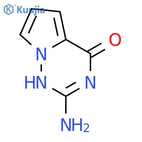 2-aminopyrrolo[2,1-f][1,2,4]triazin-4-ol structure