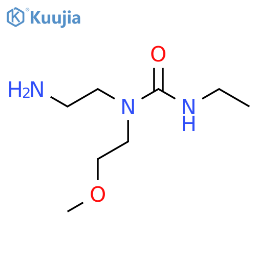 3-(2-aminoethyl)-1-ethyl-3-(2-methoxyethyl)urea structure