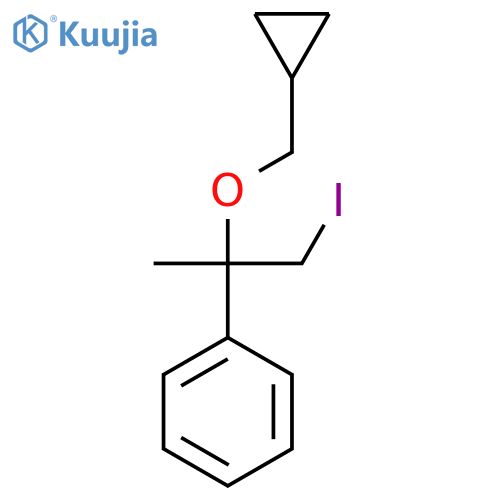 2-(cyclopropylmethoxy)-1-iodopropan-2-ylbenzene structure