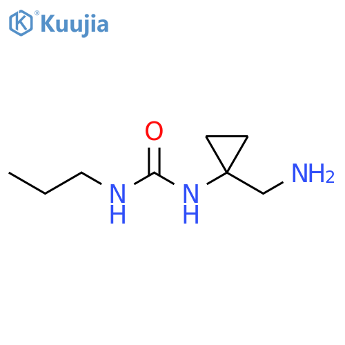 Urea, N-[1-(aminomethyl)cyclopropyl]-N'-propyl- structure