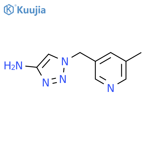 1-(5-methylpyridin-3-yl)methyl-1H-1,2,3-triazol-4-amine structure