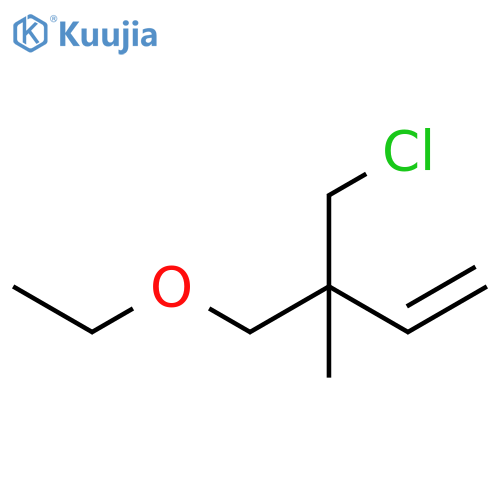 1-Butene, 3-(chloromethyl)-4-ethoxy-3-methyl- structure