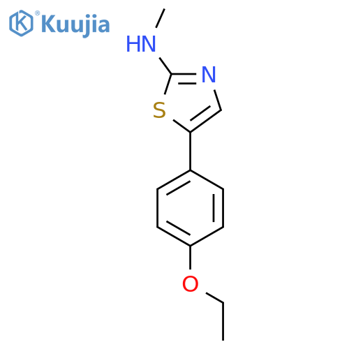 5-(4-Ethoxyphenyl)-N-methylthiaZol-2-amine structure