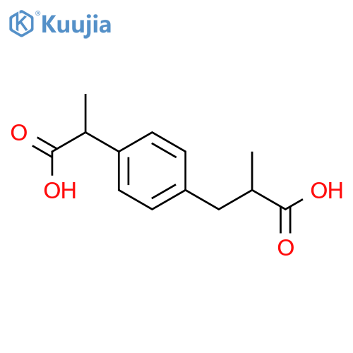 Ibuprofen Carboxylic Acid(Mixture of Diastereomers) structure