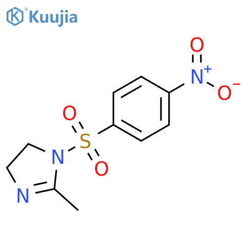 2-methyl-1-(4-nitrobenzenesulfonyl)-4,5-dihydro-1H-imidazole structure