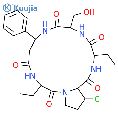 Astin K; 23,53-Dideoxy, 14-dechloro structure