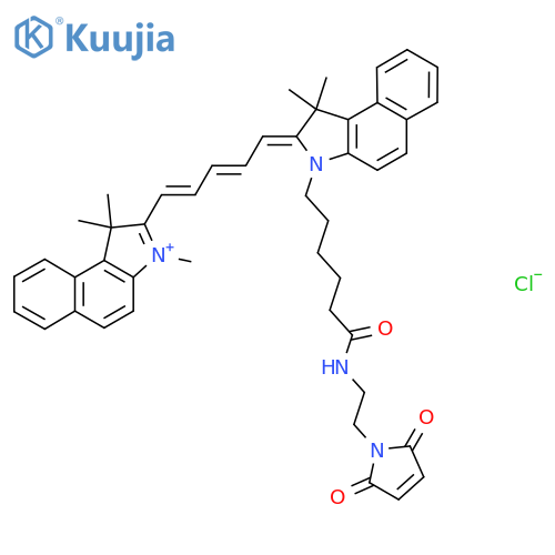 Cyanine 5.5 maleimide structure