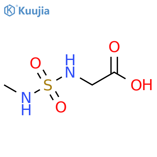 2-(methylsulfamoyl)aminoacetic acid structure