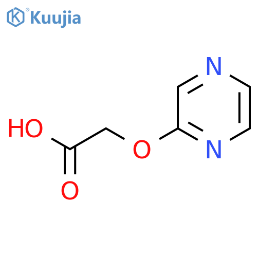 2-(Pyrazin-2-yloxy)acetic acid structure