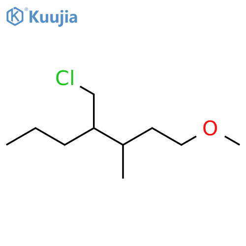 Heptane, 4-(chloromethyl)-1-methoxy-3-methyl- structure