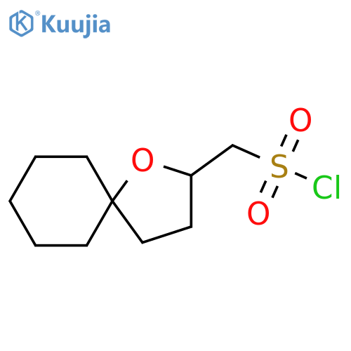 {1-oxaspiro4.5decan-2-yl}methanesulfonyl chloride structure
