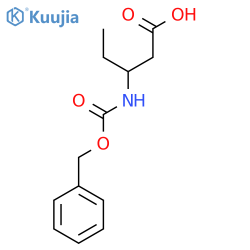 3-(Cbz-Amino)-Pentanoic Acid structure