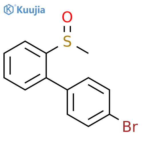 1,1'-Biphenyl, 4'-bromo-2-(methylsulfinyl)- structure