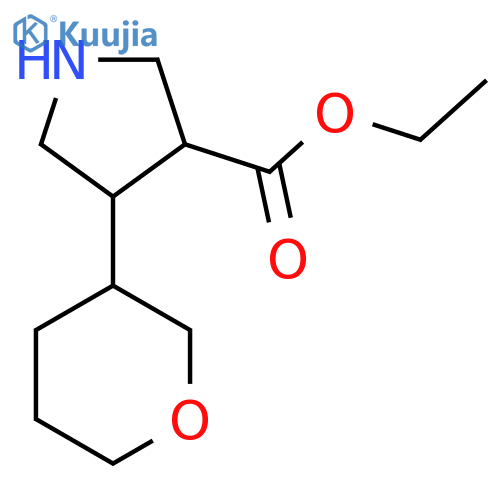 ethyl 4-(oxan-3-yl)pyrrolidine-3-carboxylate structure