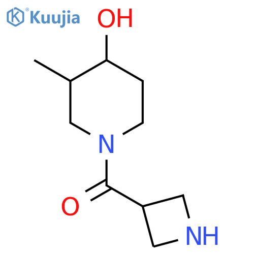 Azetidin-3-yl(4-hydroxy-3-methylpiperidin-1-yl)methanone structure