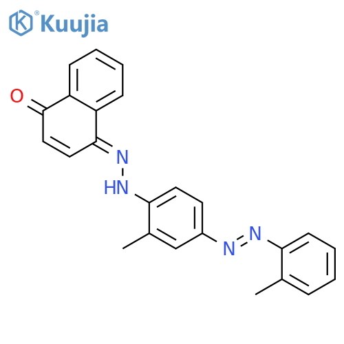 1-Naphthalenol,4-[2-[2-methyl-4-[2-(2-methylphenyl)diazenyl]phenyl]diazenyl]- structure