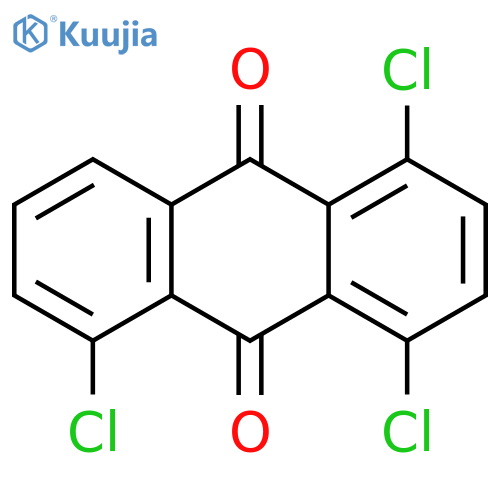 1,4,5-Trichloro-9,10-antracenedione structure