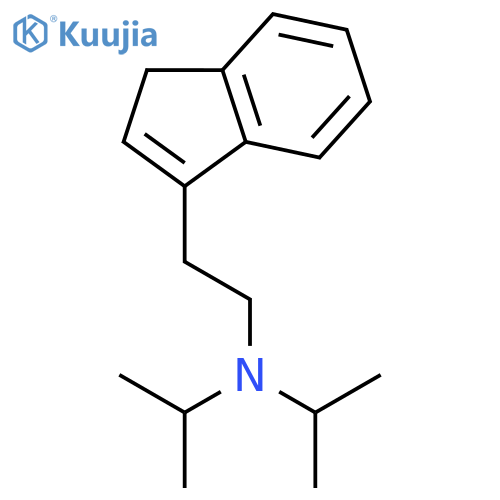 1H-Indene-3-ethanamine, N,N-bis(1-methylethyl)- structure