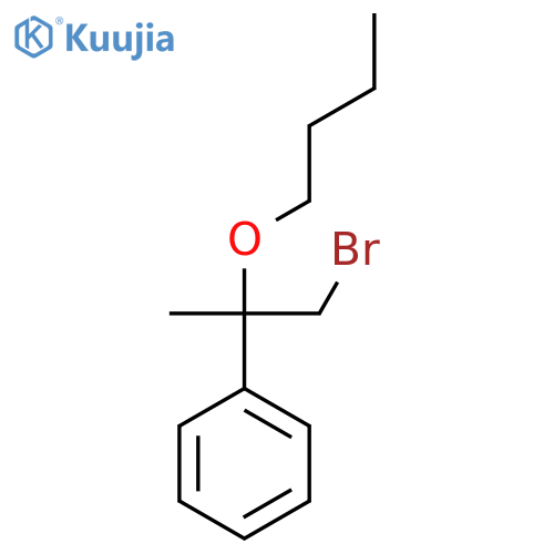 (1-bromo-2-butoxypropan-2-yl)benzene structure