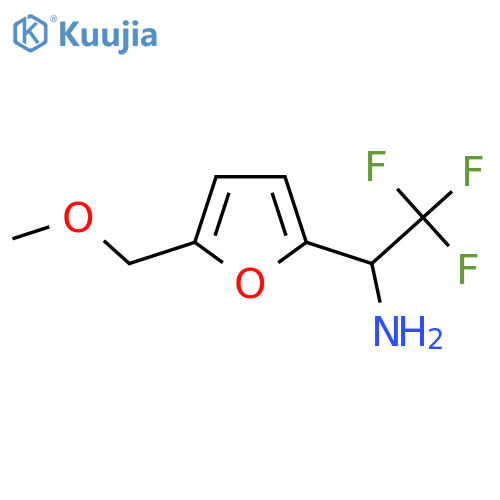 2,2,2-trifluoro-1-5-(methoxymethyl)furan-2-ylethan-1-amine structure