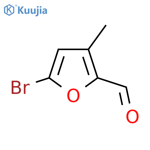 5-bromo-3-methylfuran-2-carbaldehyde structure
