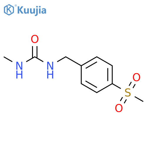 1-[(4-methanesulfonylphenyl)methyl]-3-methylurea structure