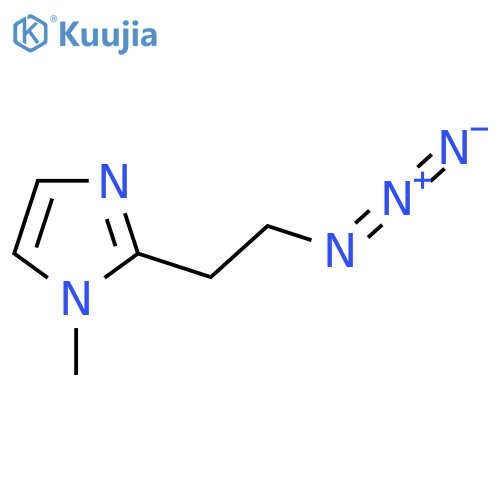 2-(2-azidoethyl)-1-methyl-1H-imidazole structure