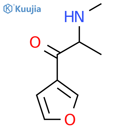 1-(Furan-3-yl)-2-(methylamino)propan-1-one structure