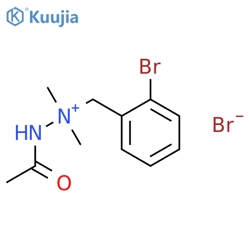 Hydrazinium,1-acetyl-2-[(2-bromophenyl)methyl]-2,2-dimethyl-, bromide (1:1) structure
