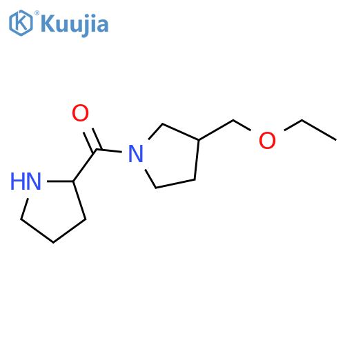 3-(ethoxymethyl)-1-prolylpyrrolidine structure