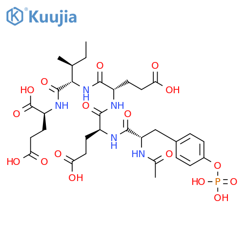 N-Acetyl-O-phosphono-Tyr-Glu-Glu-Ile-Glu structure