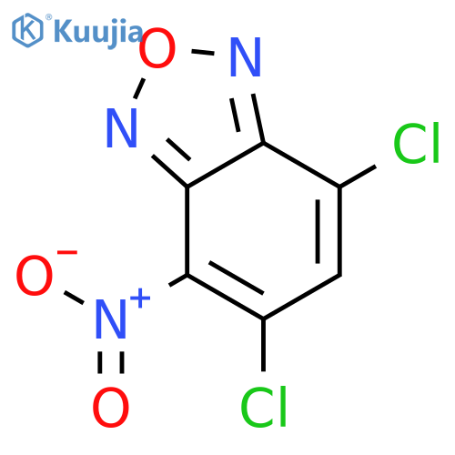 5,7-Dichloro-4-nitro-2,1,3-benzoxadiazole structure