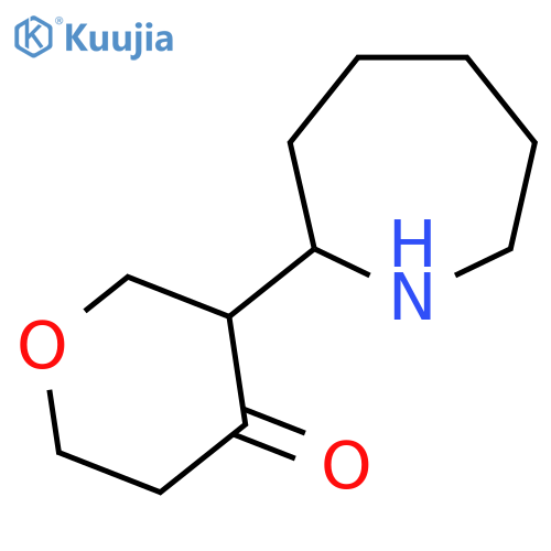 3-(Azepan-2-yl)oxan-4-one structure
