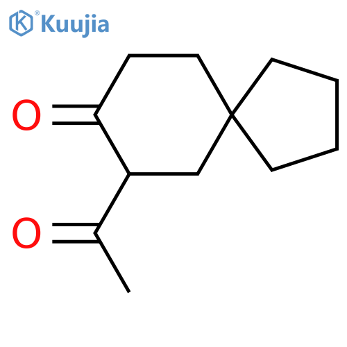 7-acetylspiro4.5decan-8-one structure