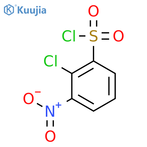 2-chloro-3-nitrobenzene-1-sulfonyl chloride structure