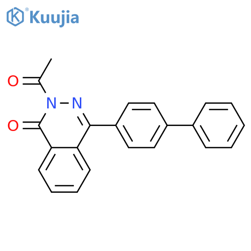1(2H)-Phthalazinone, 2-acetyl-4-[1,1'-biphenyl]-4-yl- structure
