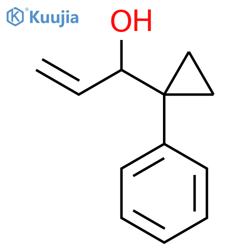1-(1-phenylcyclopropyl)prop-2-en-1-ol structure