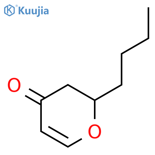 4H-Pyran-4-one, 2-butyl-2,3-dihydro- structure