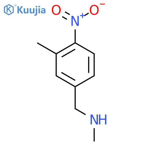 methyl(3-methyl-4-nitrophenyl)methylamine structure