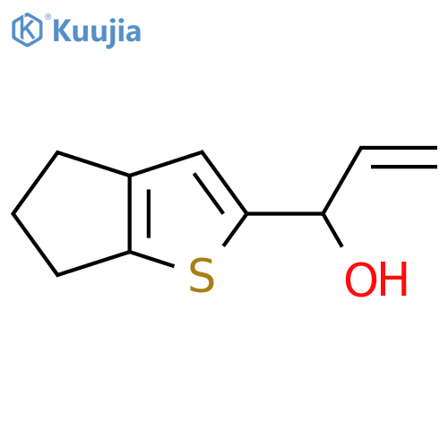 1-{4H,5H,6H-cyclopentabthiophen-2-yl}prop-2-en-1-ol structure