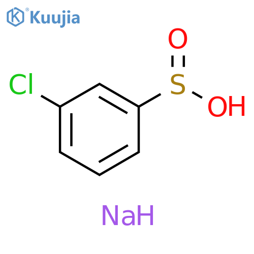 sodium 3-chlorobenzene-1-sulfinate structure